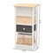 Baxton Studio Adonis Mid-Century Transitional Multi-Colored Wood 3-Drawer Storage Unit with Basket 198-12274-ZORO - alternate 9